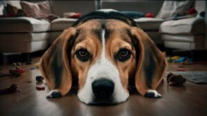 how long can a beagle be alone