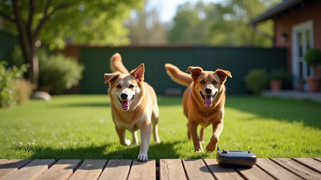 Wireless dog fence for 2 dogs