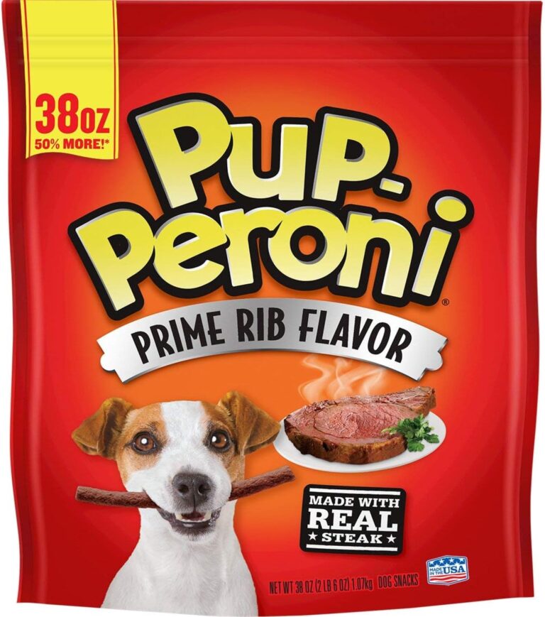 Pup-Peroni Dog Treats, Prime Rib Flavor, 38 Ounce, Made with Real Steak