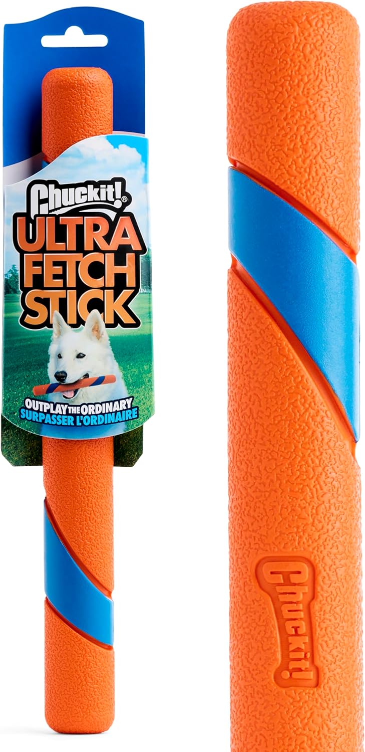 Chuckit Ultra Fetch Stick Outdoor Dog Toy, 12 Inches, for All Breed Sizes