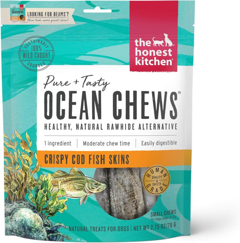 The Honest Kitchen Ocean Chews™ Crispy Cod Fish Skins Dog Treats, 2.75 oz (Beams™)